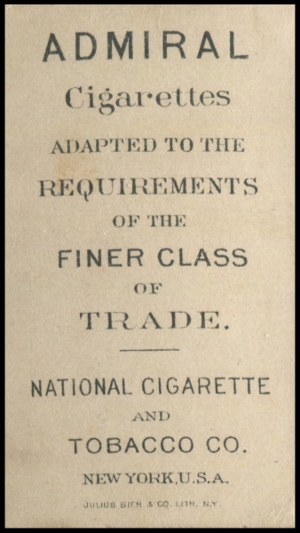 N388 Admiral Cigarettes